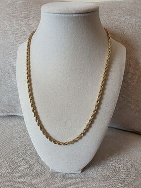 GLD Shop Gold Rope Chain Necklace Twisted Chain